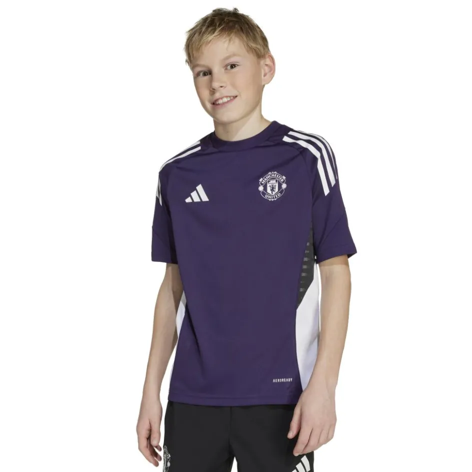 Hot adidas Manchester United voetbalshirt junior aurora plum