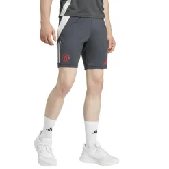 Clearance adidas Manchester United Tiro 24 voetbalbroekje heren dark grey carbon