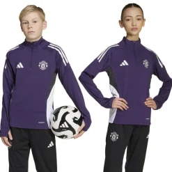 New adidas Manchester United Tiro 25 Competition trainingsshirt junior aurora plum