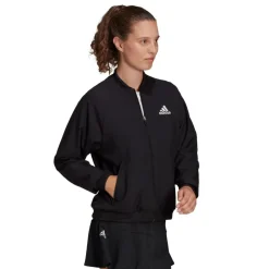 Outlet adidas Melbourne trainingsjack dames black white