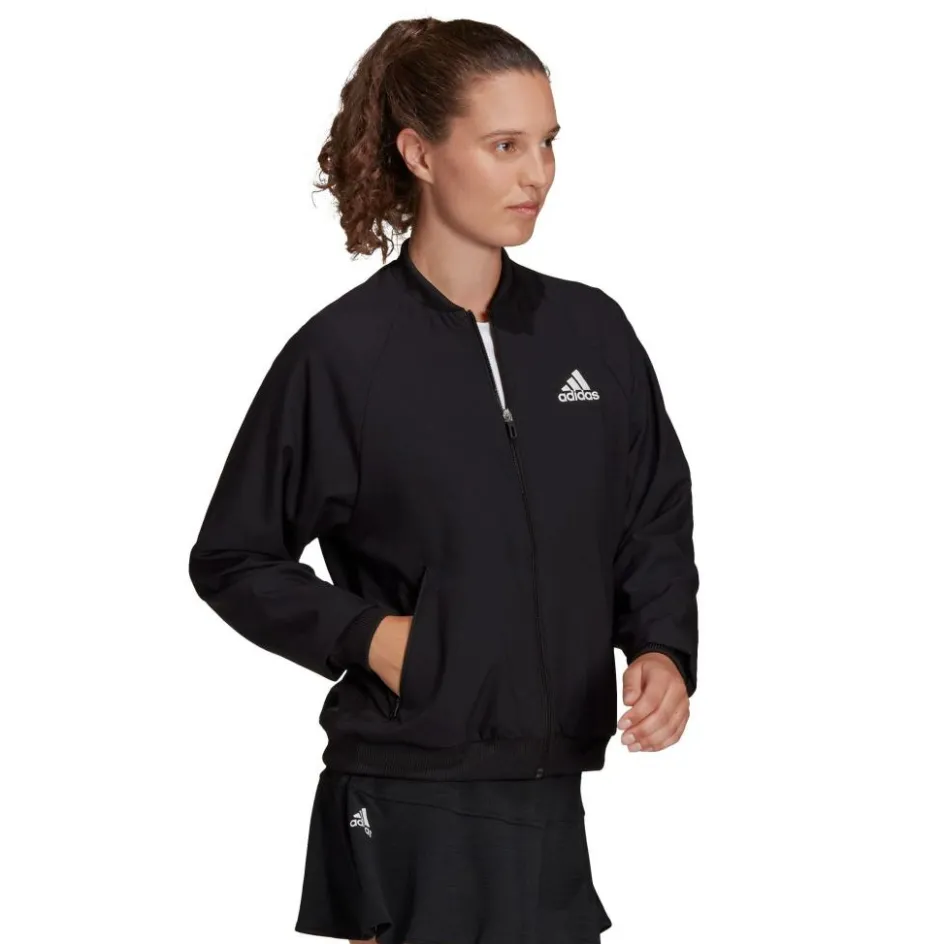 Outlet adidas Melbourne trainingsjack dames black white