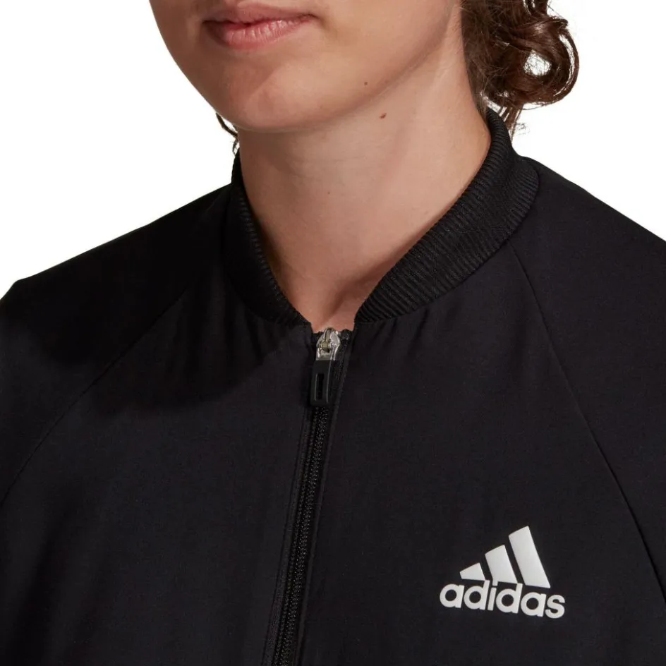 Outlet adidas Melbourne trainingsjack dames black white
