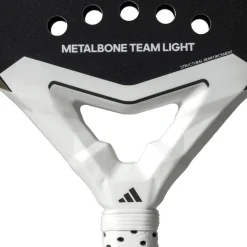 adidas Metalbone Team Light 3.4 padel racket black tech metal white