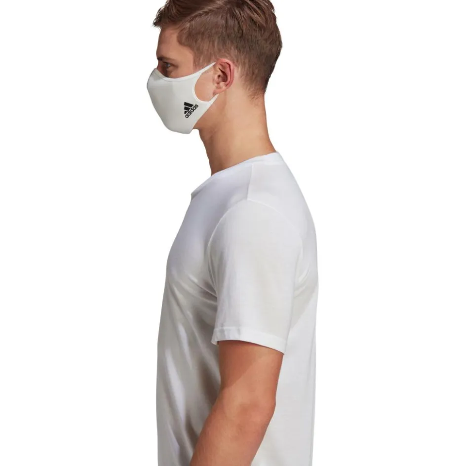 adidas mondkapje white 3-pack - M - L