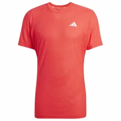 adidas Pro FreeLift tennisshirt heren semi lucid red