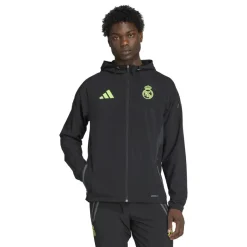 adidas Real Madrid Tiro 25 Pro Vis Tech trainingsjack heren black