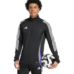 Discount adidas Tiro 24 trainingsjack heren black purple rush