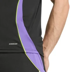 adidas Tiro 24 voetbalshirt heren black purple rush