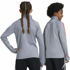 Clearance adidas Tiro 24 Winterized trainingsshirt junior light onix shock red