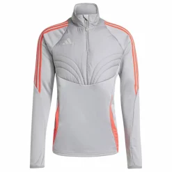 adidas Tiro 24 Winterized trainingsshirt heren light onix shock red