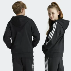 adidas Tiro fleece hoodie junior black white