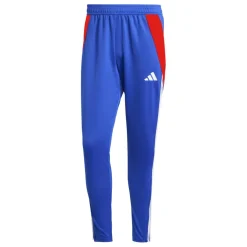 New adidas Tiro trainingsbroek heren 24 lucid blue app solar red white