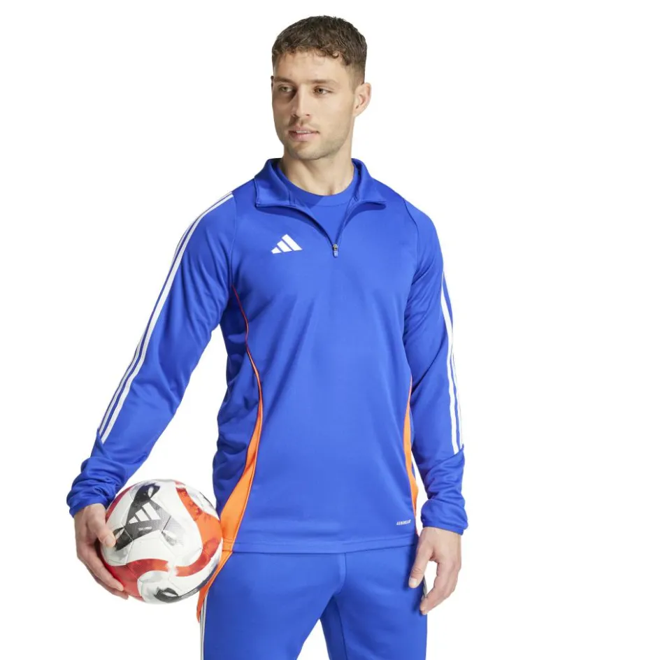 Outlet adidas Tiro trainingsshirt heren 24 lucid blue white app solar red