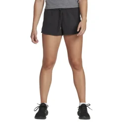 adidas Train Essentials Cotton 3-Stripes short dames black