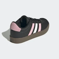 adidas VL Court 3.0 schoenen junior core black true pink white