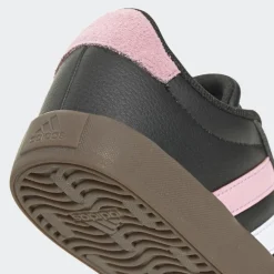 adidas VL Court 3.0 schoenen junior core black true pink white