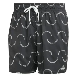 adidas Wave Logo CLX zwembroek heren black off white