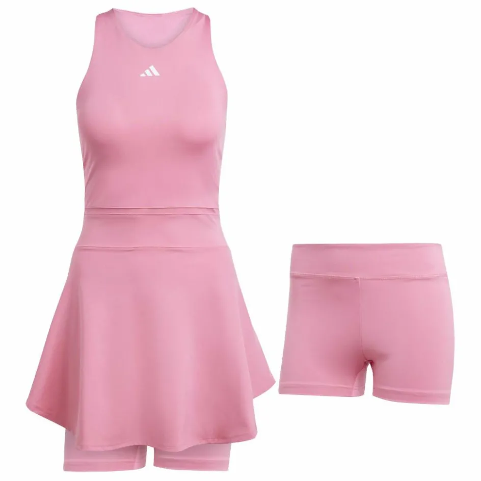 Best adidas Y-Dress tennisjurkje dames pink fusion