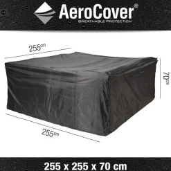 Best Aerocover Loungesethoes 255 x 255 x 70 antracie