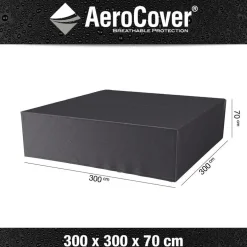 Aerocover Loungesethoes 300 x 300 x 70 antraciet