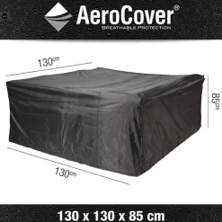 Outlet Aerocover Tuinsethoes 130 x 130 x 80 antraciet