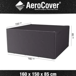Aerocover Tuinsethoes 160 x 150 x 85 antraciet