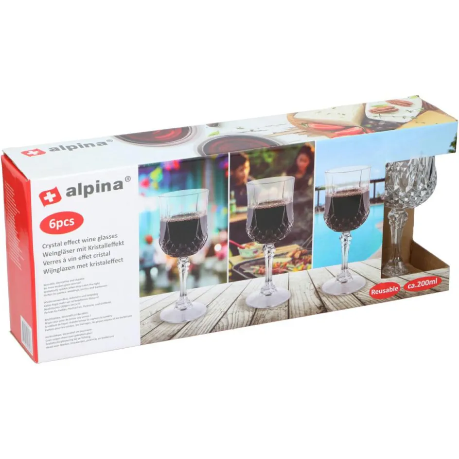 Clearance Alpina Wijnglas 200 ml 6-pack