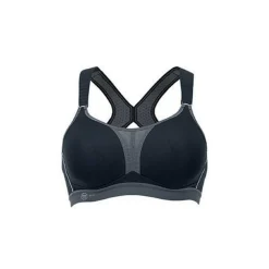 Anita DynamiX Star sport bh dames zwart antraciet