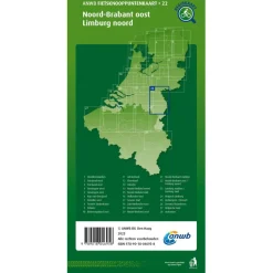 Clearance ANWB Knooppunten 22 Noord-Brabant Oost Limburg Noord  fietskaart