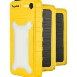 Aqiila Powerbird BS10 Solar 10.000 mAh powerbank yellow