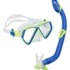 Outlet Aqua Lung Sport  Combo snorkelset junior light blue bright green