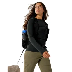 Hot Arc'teryx Taema Thermal Crew Neck shirt dames black heather