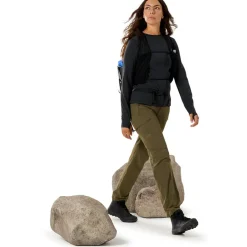 Hot Arc'teryx Taema Thermal Crew Neck shirt dames black heather