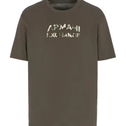 Armani Exchange 6DZTHCZJBYZ shirt heren black olive