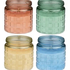 Arti Casa  Citronellakaars 4 kleuren assorti