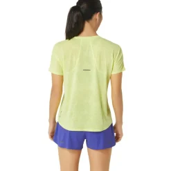 Clearance Asics Metarun Pattern SS hardloopshirt dames glow yellow