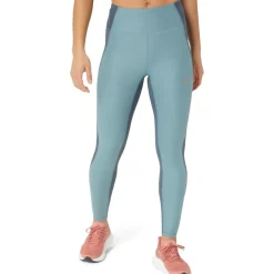 Online Asics Nagino hardloopbroek dames foggy teal tarmac