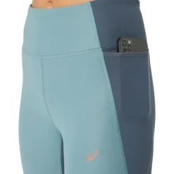 Online Asics Nagino hardloopbroek dames foggy teal tarmac