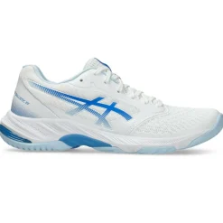 Asics Netburner Ballistic FF 3 indoorschoenen dames white blue coast