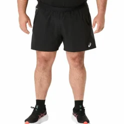 Asics Road 5 inch hardloopbroek heren performance black graphite grey