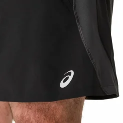 Asics Road 5 inch hardloopbroek heren performance black graphite grey