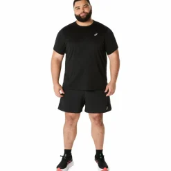 Asics Road 5 inch hardloopbroek heren performance black graphite grey