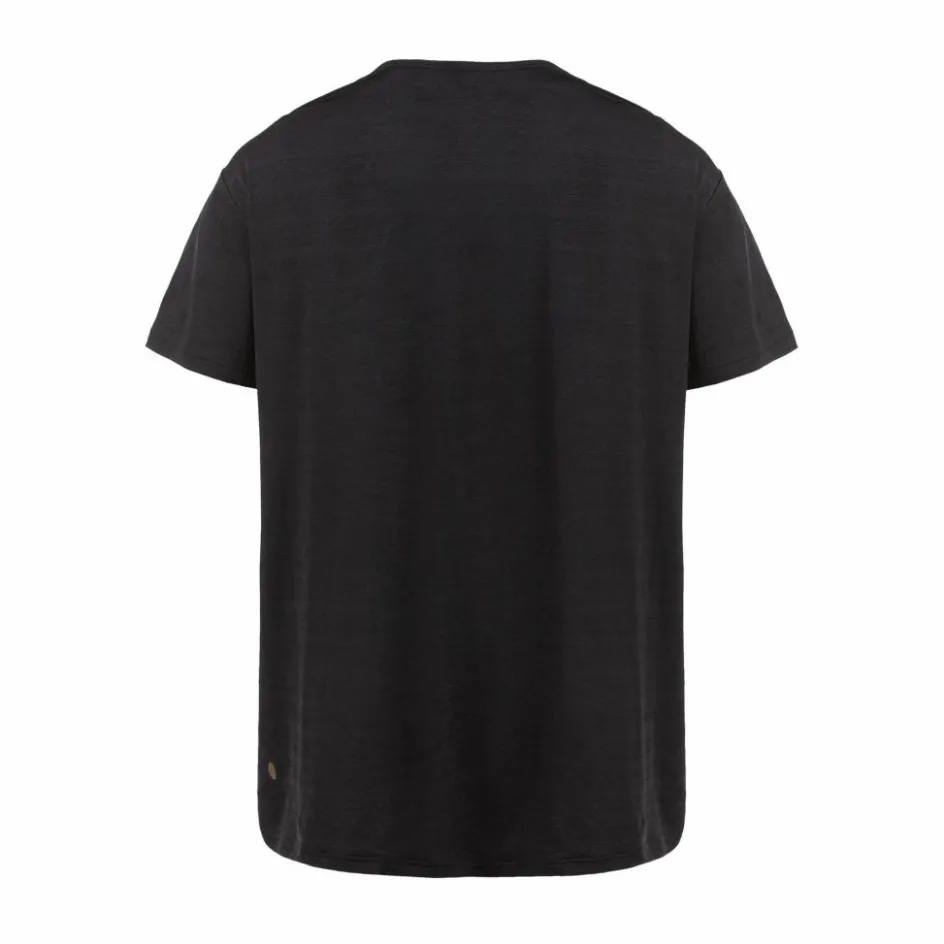 Athlecia Lizzy S/S shirt dames black melange