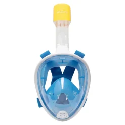 Atlantis Full Face snorkelmasker junior wit blauw