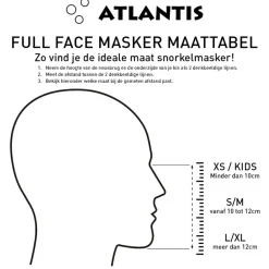 Sale Atlantis Shark snorkelmasker junior pink