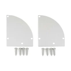 Atlas Solar  Zijkapjes voor zonnepaneel spoiler zilver