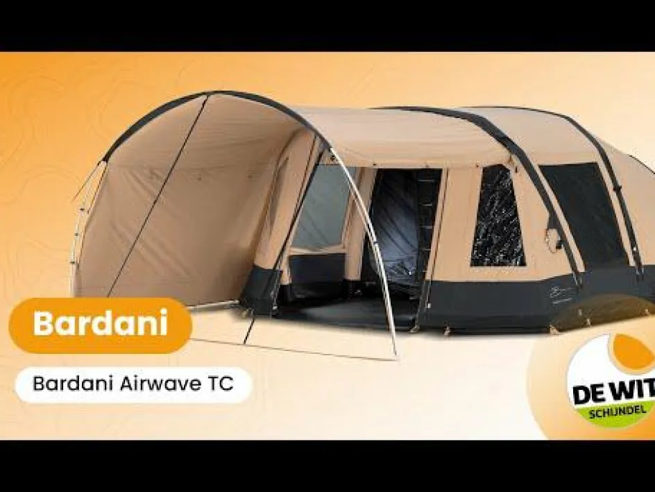 Outlet Bardani AirWave 350 Deluxe TC opblaasbare tent beige anthracite