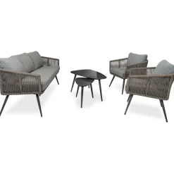 Bardani Azori loungeset 5-delig taupe