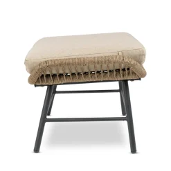 Bardani Boston loungestoel inclusief hocker sahara dust