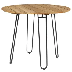 Bardani Madero tuintafel 90 black teak